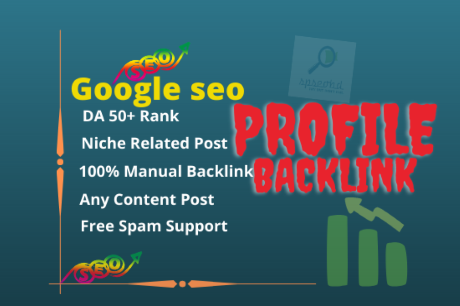 I will do 30+ profile backlinks manually unique for g...