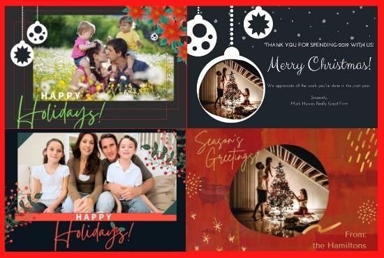 I will create amazing christmas cards and new year gr...