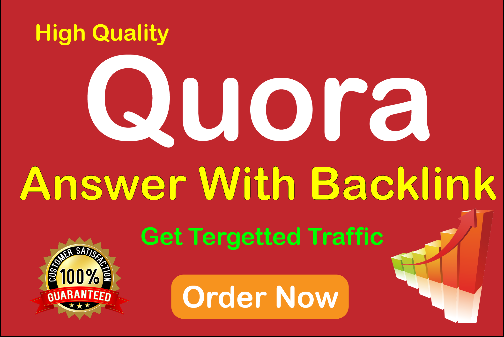 I Will provide 10 Quora question answer with backlink...