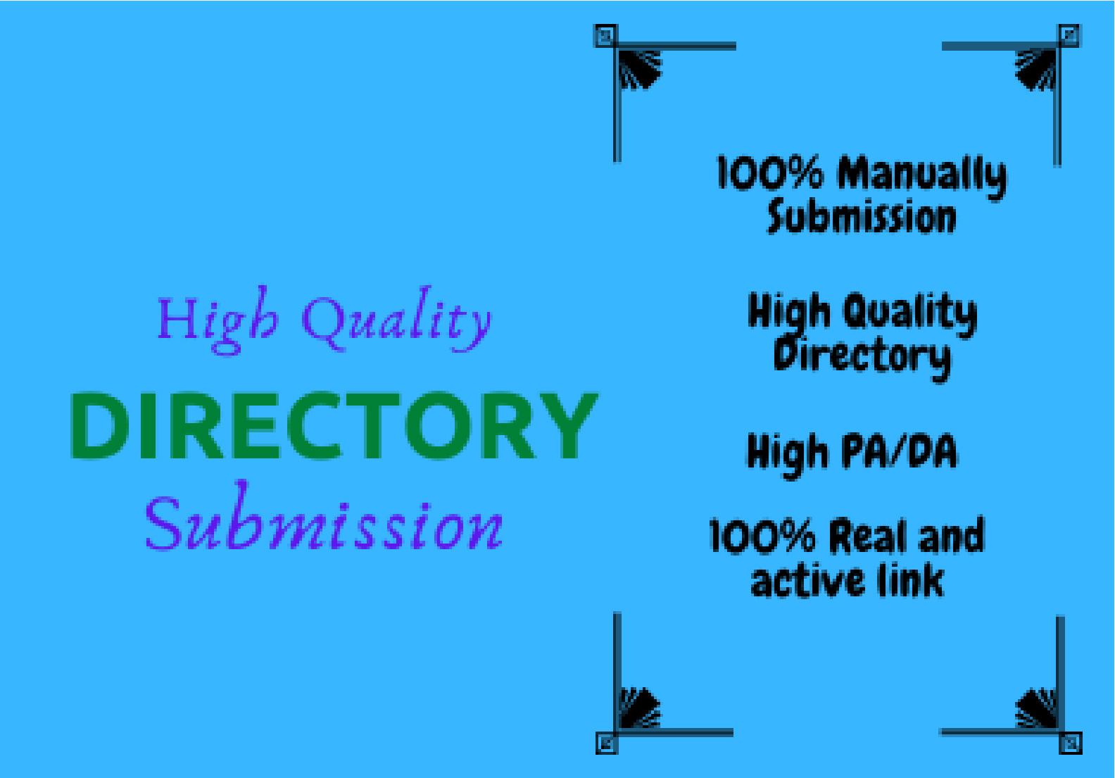 I Will Provide Manually 220 High Quality Directory Su...