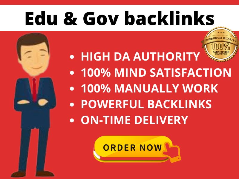 I will manually do 25 EDU/GOV High quality SEO friend...