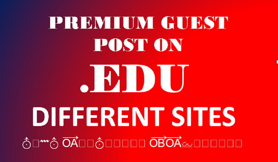 I will write and Publish 5 EDU Guest Posts on Top Lev...