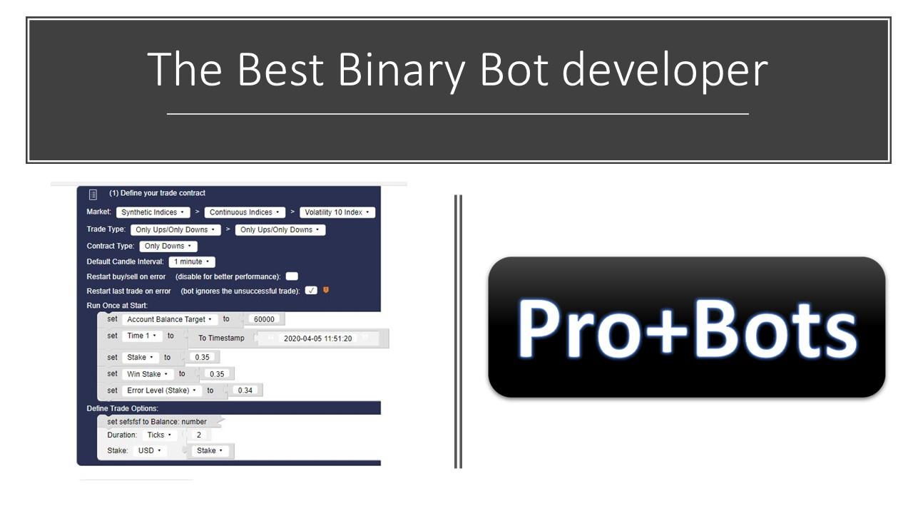 I will develop a best binary binary bot for your stra...