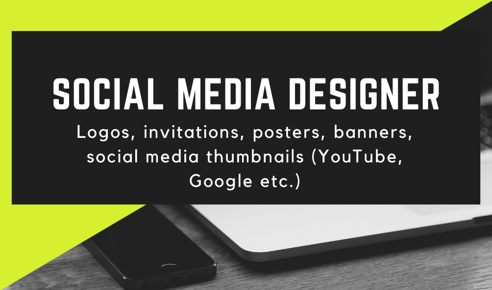 I make logo invitation poster youtube video thumbnail...