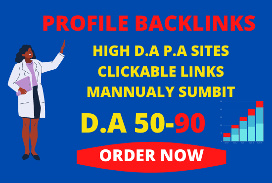 I will manually build 300 high da pa profile backlink...