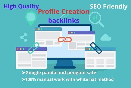 I Will Create High Authority Profile Creation Backlin...
