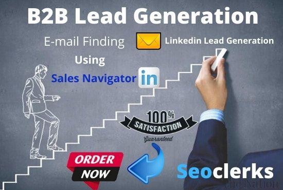 I will do targeted b2b, linkedin lead generation, em...