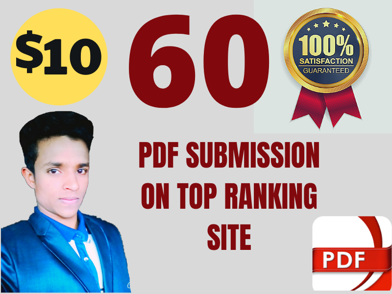 I will do manually pdf submission to 60 document top ...