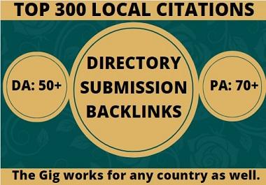 I will do local citations or directory submission SEO...