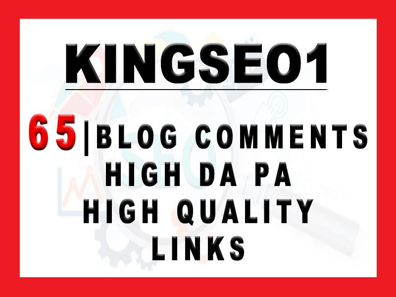 65 Blog Comments High Da Pa Quality Links