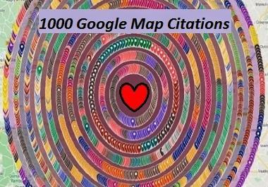 I will do 1000 google map citations for local SEO ran...