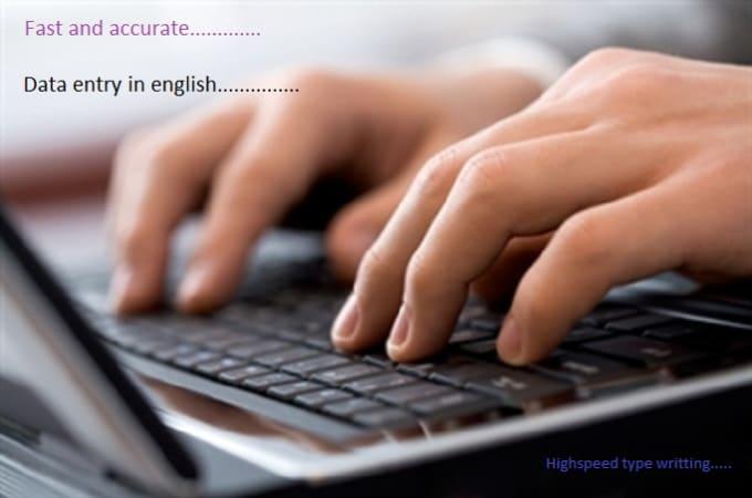 Fastest and accurate data entry to spreadsheets and c...