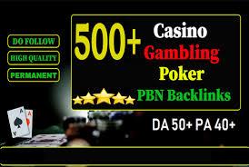 I will do 500 Casino, Gambling, Poker, Judi Relate...