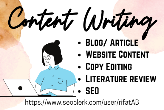 SEO friendly Content Writing Service from 500 to 800 ...