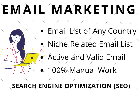 I will create 100 email list for your targeted audien...