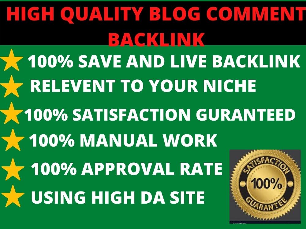 I Will Do Manually 50 Dofollow Blog Comment Backlinks