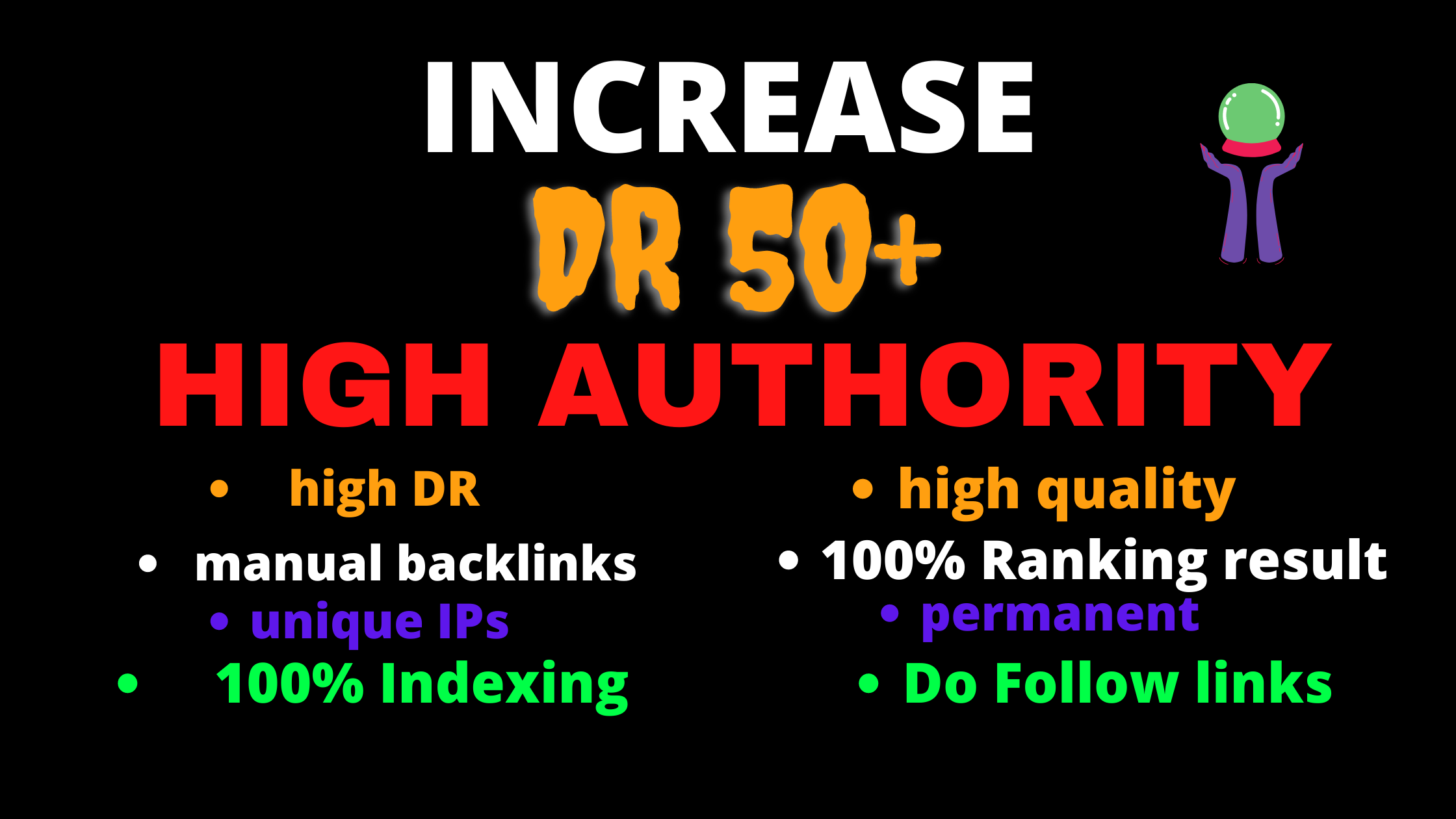 I Will Increase your site Domain Authority 50+ till 6...