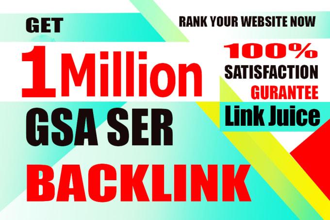 I will do 1 million multi tier dofollow backlinks for...