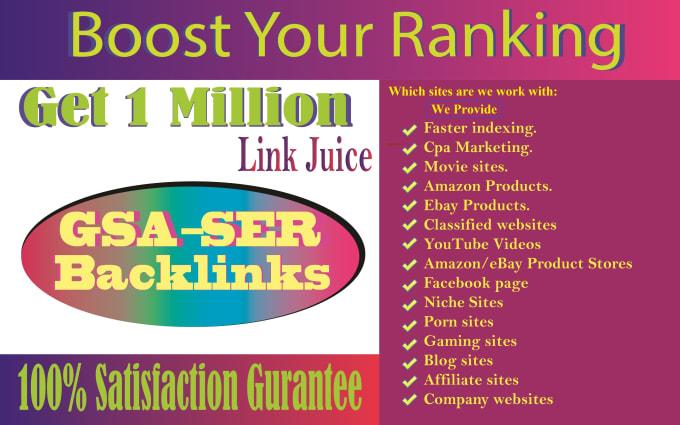 I will build tier 2 or tier 3 backlinks using search ...