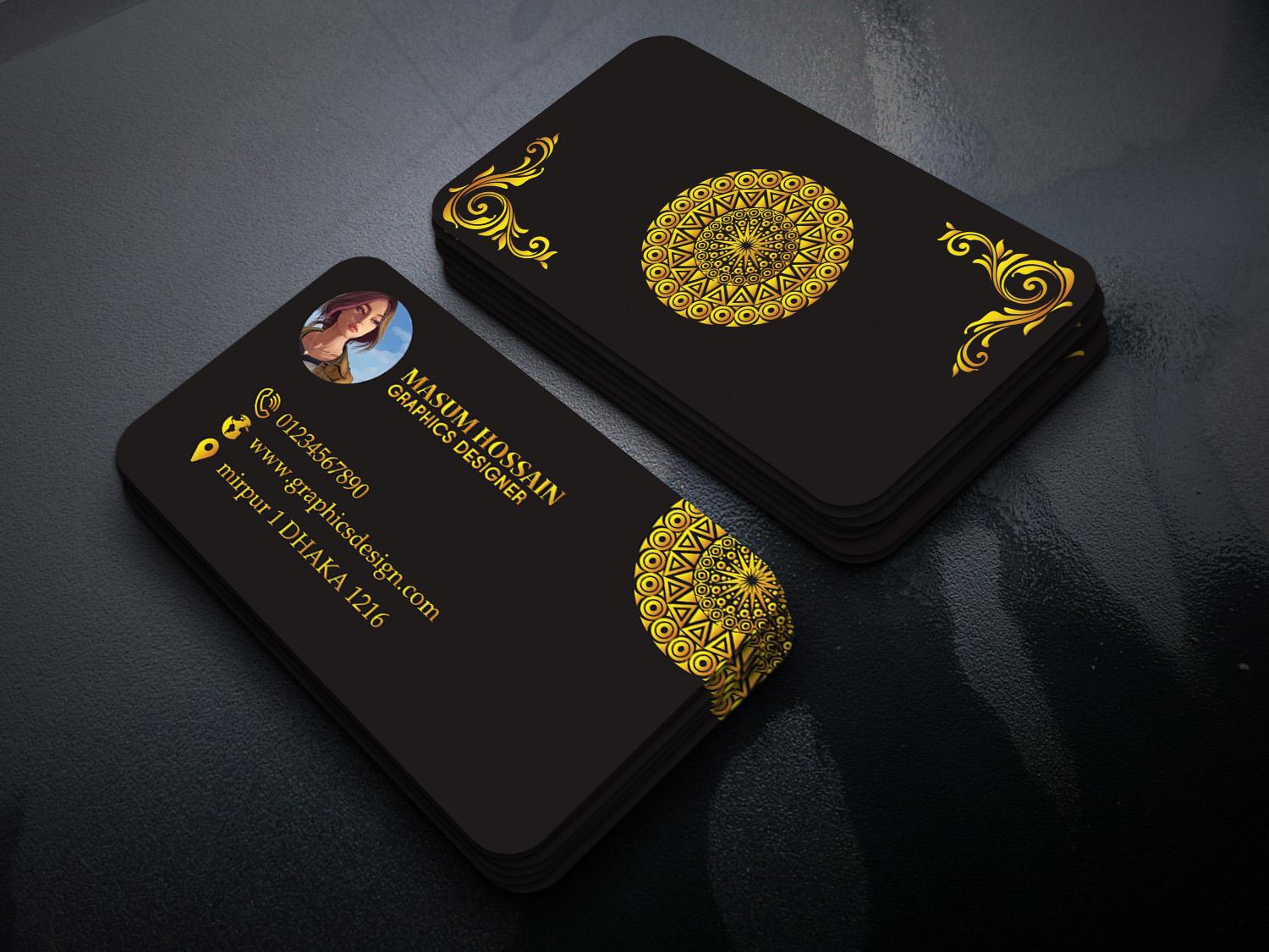 I will do Professional Luxuary Business Card design l...