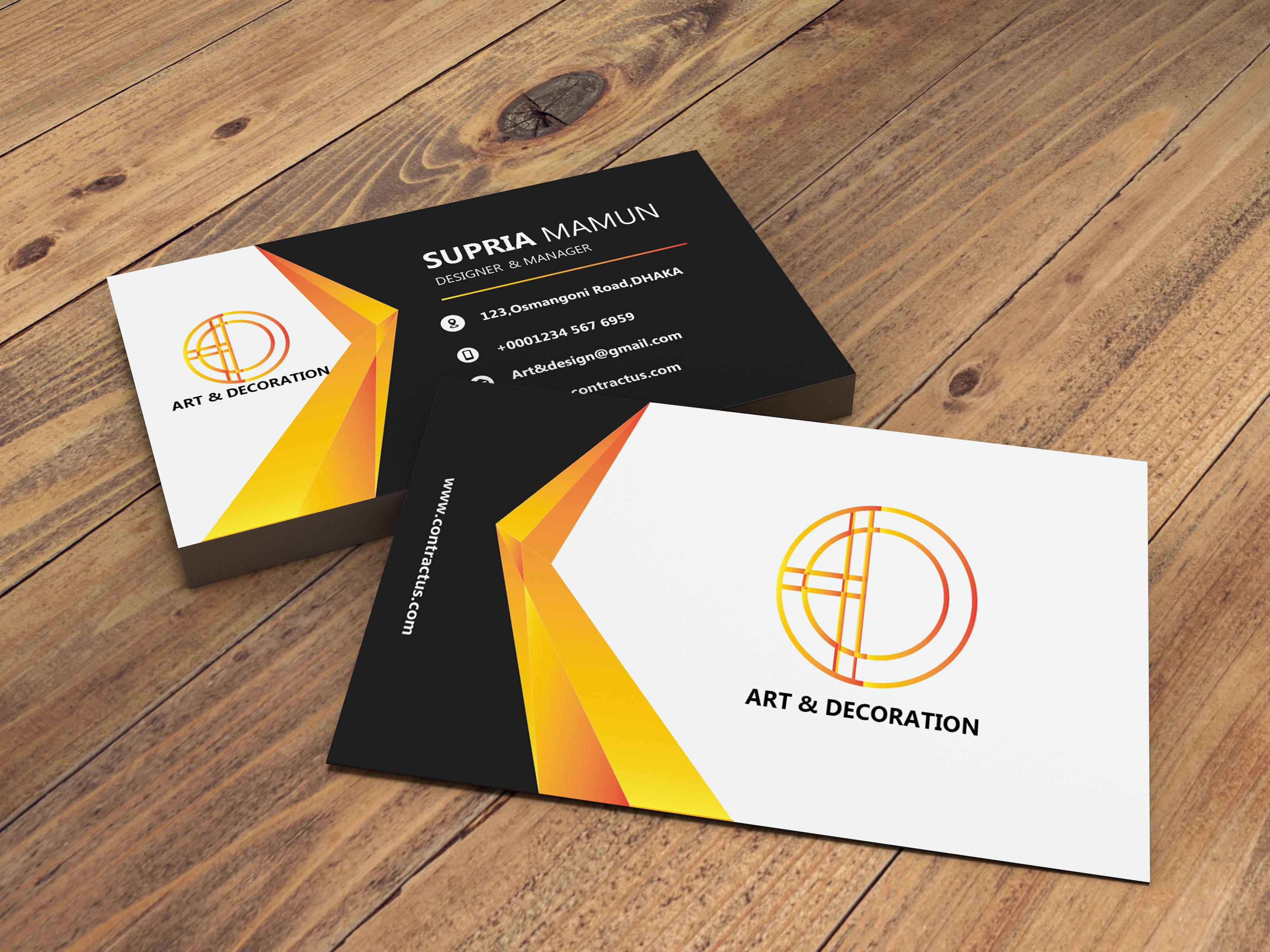 I'll Design You 1 Modern Unique Business Card Design