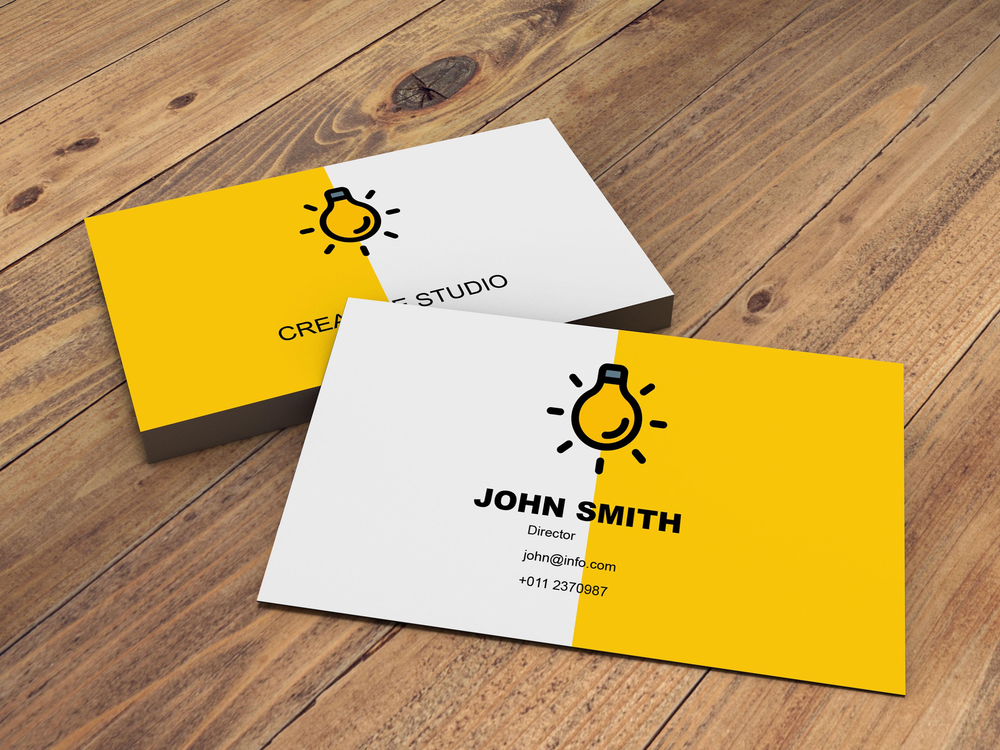 Design modern luxury minimal business card