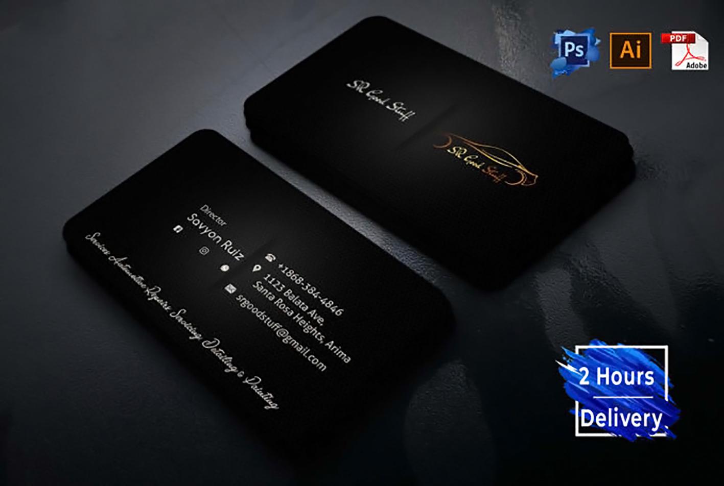 I will design professional business card within 2 hou...