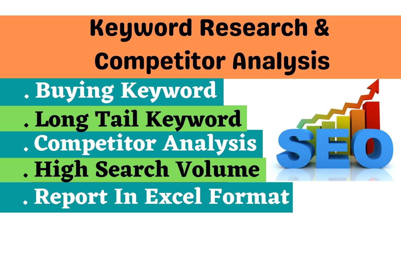 I Can Do SEO keyword research & competitor analys...