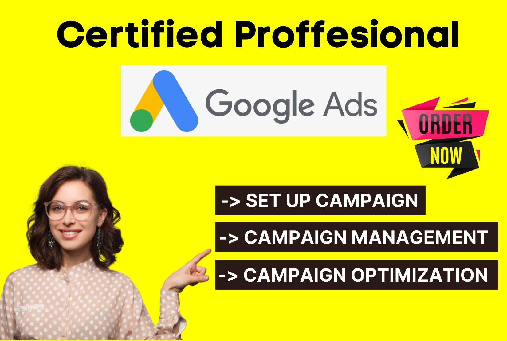 I Can do setup effective google ads adwords PPC campa...