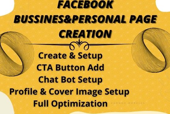 I will Create & Setup Facebook business page