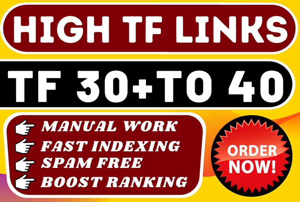 I will make 500 high tf homepage SEO backlinks