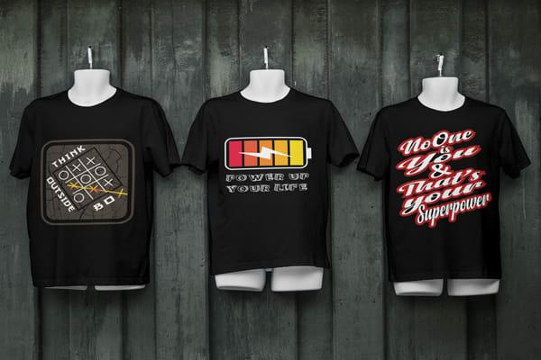 Design wonderful and uncommon typography t shirt