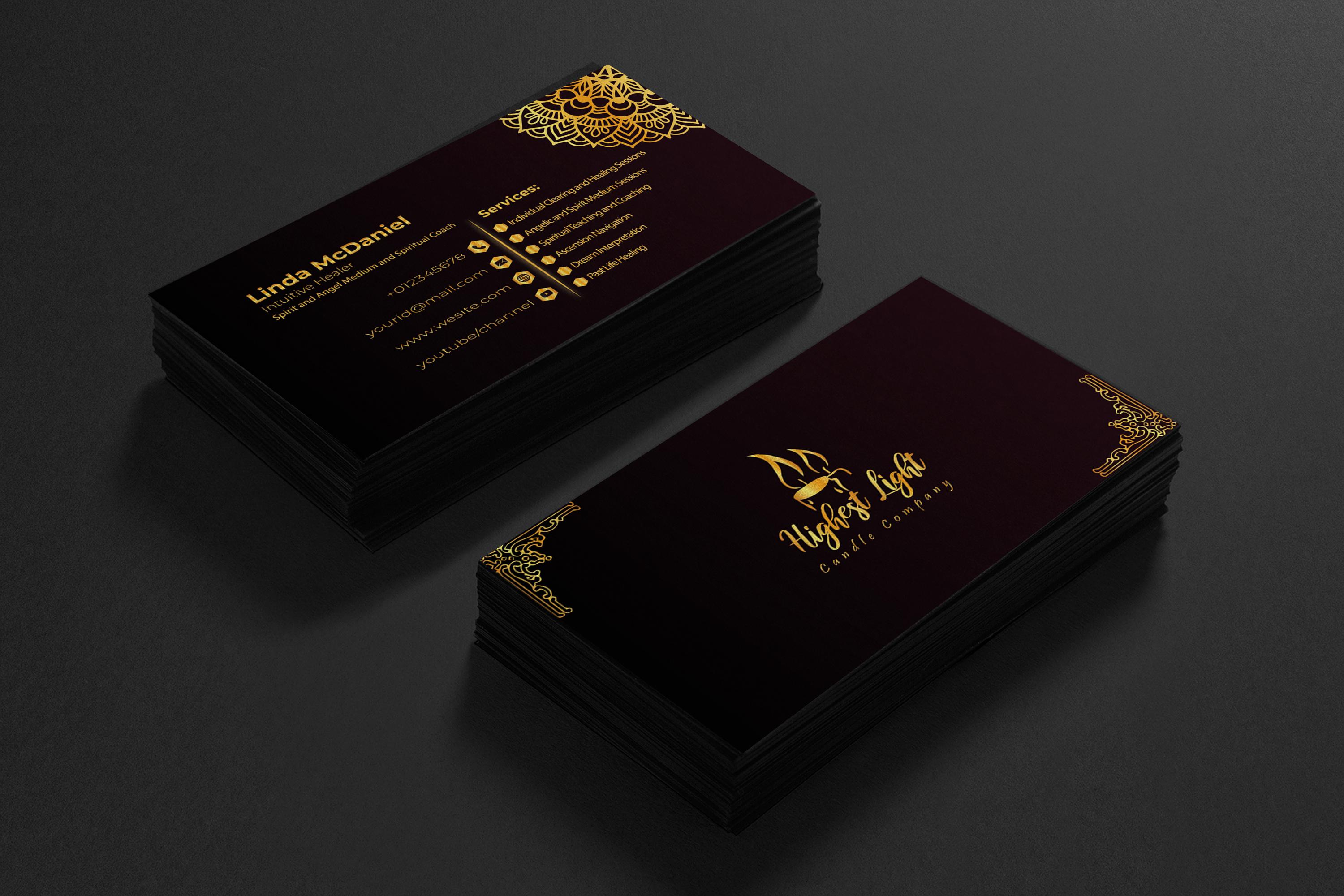 I will create luxury business card with premium desig...