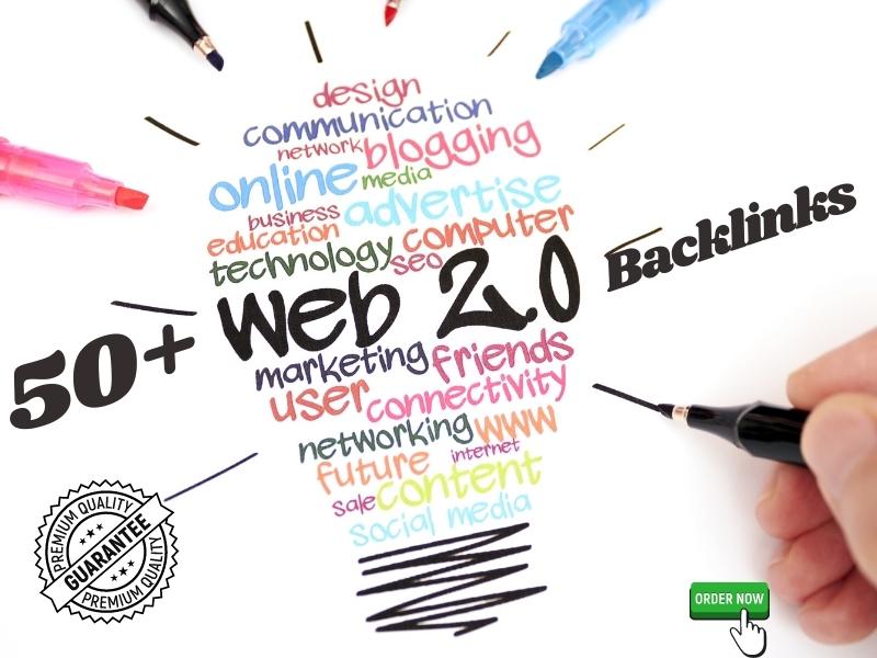I will provide 50+ web 2.0 High Quality Backlinks and...