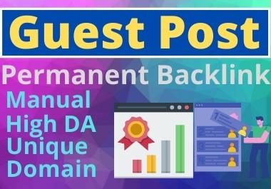5 Guest Post unique article high Authority website Pe...