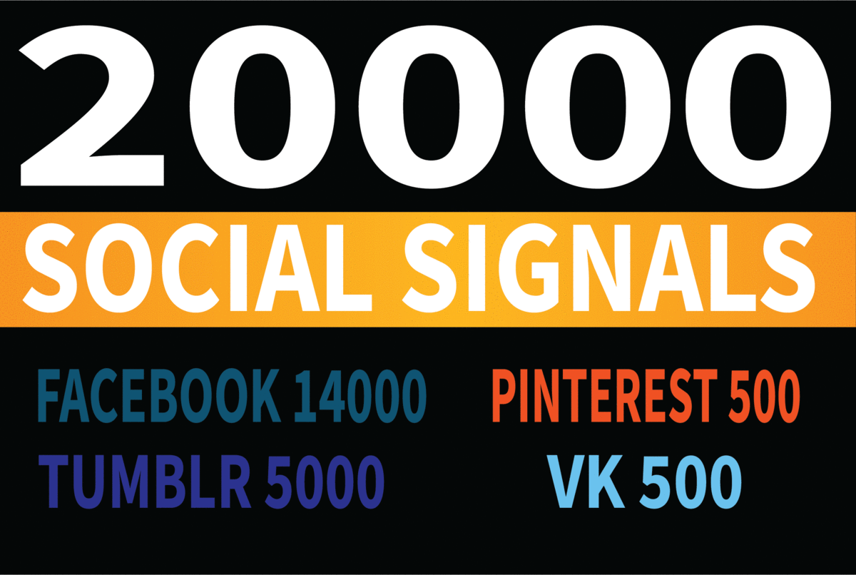 Create 20000 High Quality Social Signals Back-links