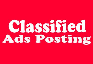 I Will Do 50 Manual Classified Ads Posting On Top Ad ...