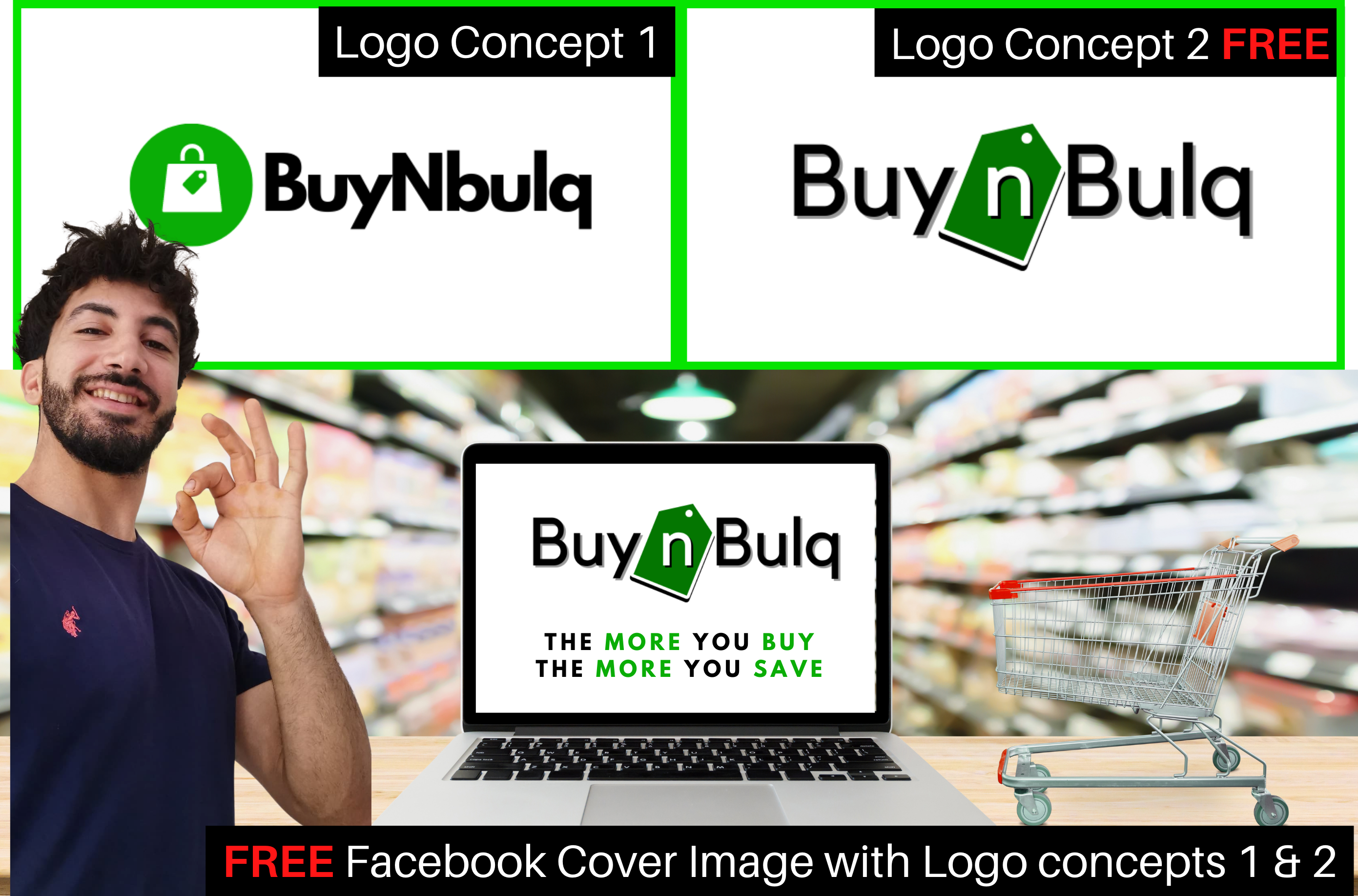 I will design a minimal unique logo for your ecommerc...