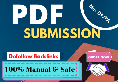I Will Do 30 PDF Submission Dofollow Backlinks With M...