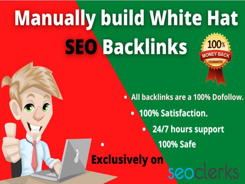 I will do high quality backlinks DA 50+ SEO for your ...