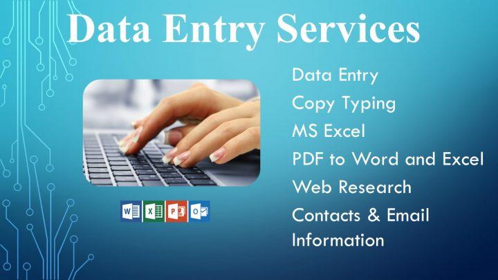 I will do Excel and MS Word Data Entry, Copy Paste a...