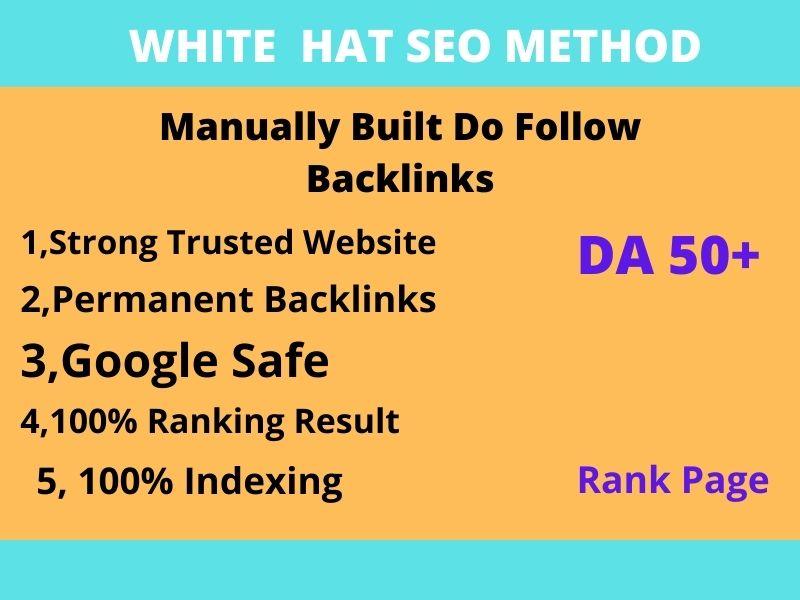 I will create high quality white hat SEO do follow ba...