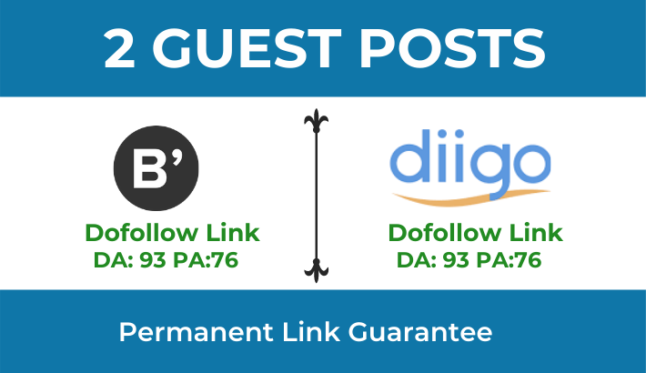 Write & publish High Quality 2 Dofollow Guest Pos...