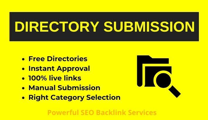Instant Approve 50 Directory submissions live links M...