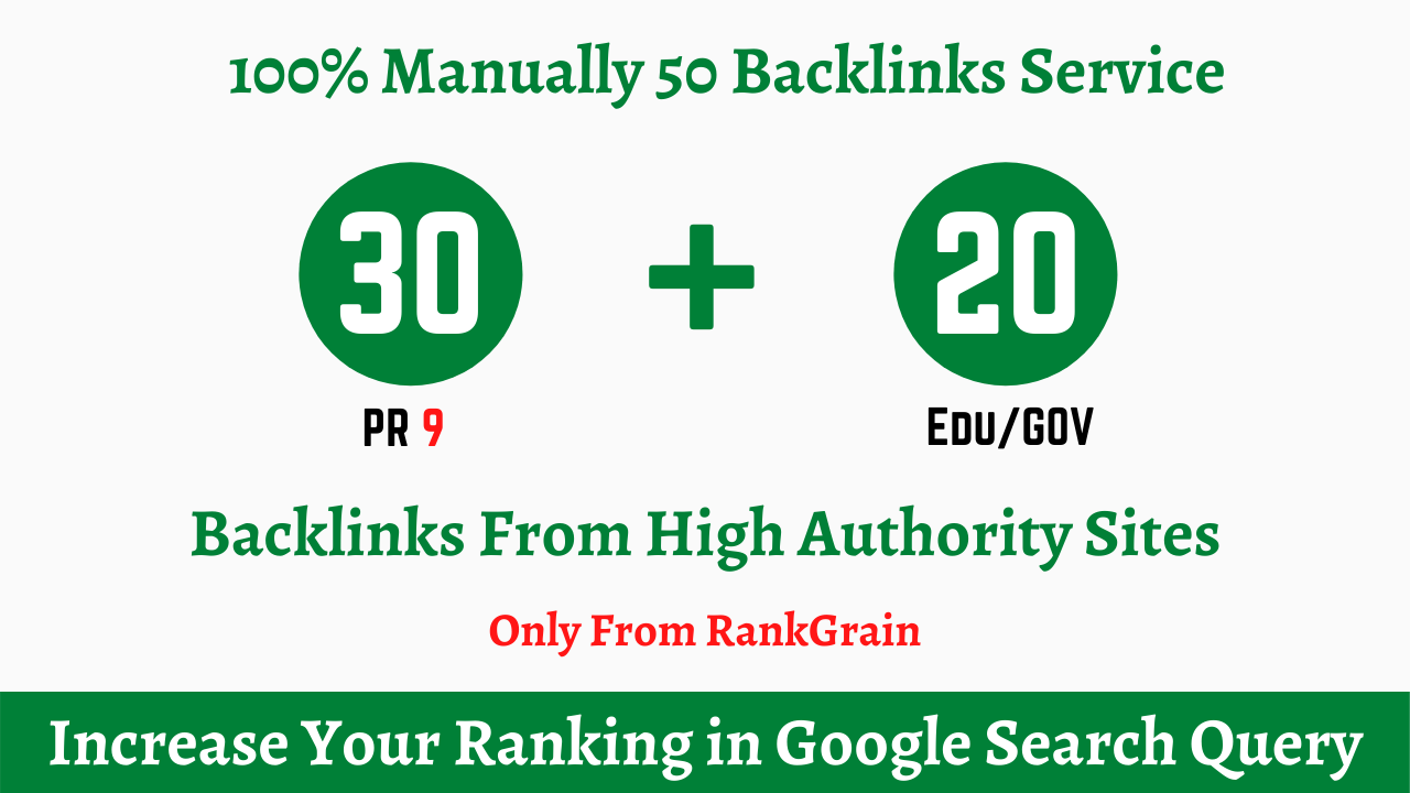 50 EDU/Gov + Profile Backlinks to Rank Your Website o...