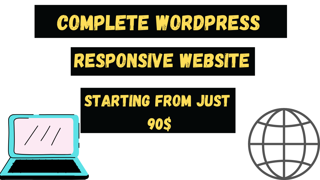 I will do responsive and eye catching wordpress websi...