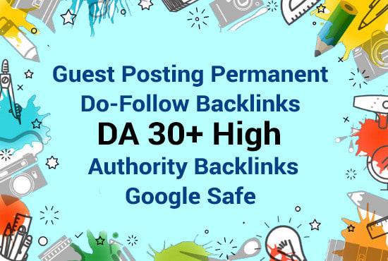 Publish High Quality Guest Post on DA 30+ Website wit...