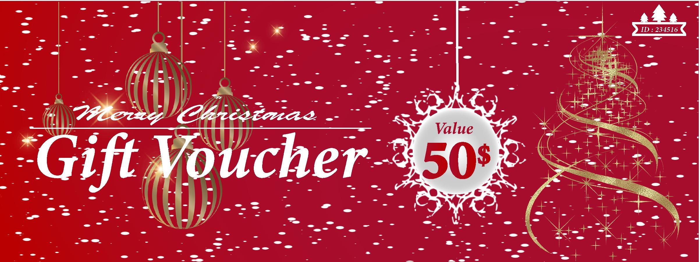 I will design a Christmas gift voucher, card, poste...