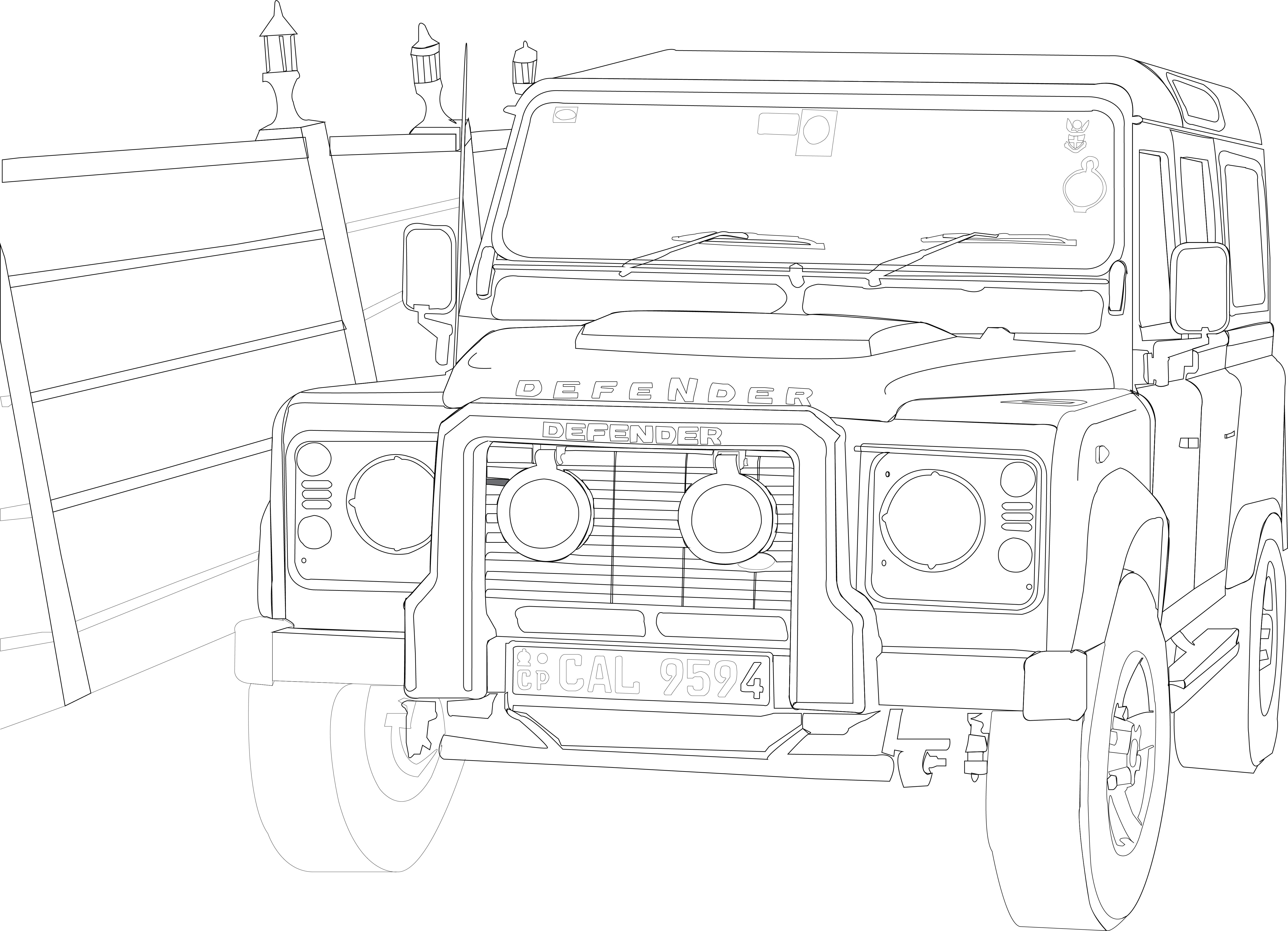 high qualtiy and high resolution vector drawings