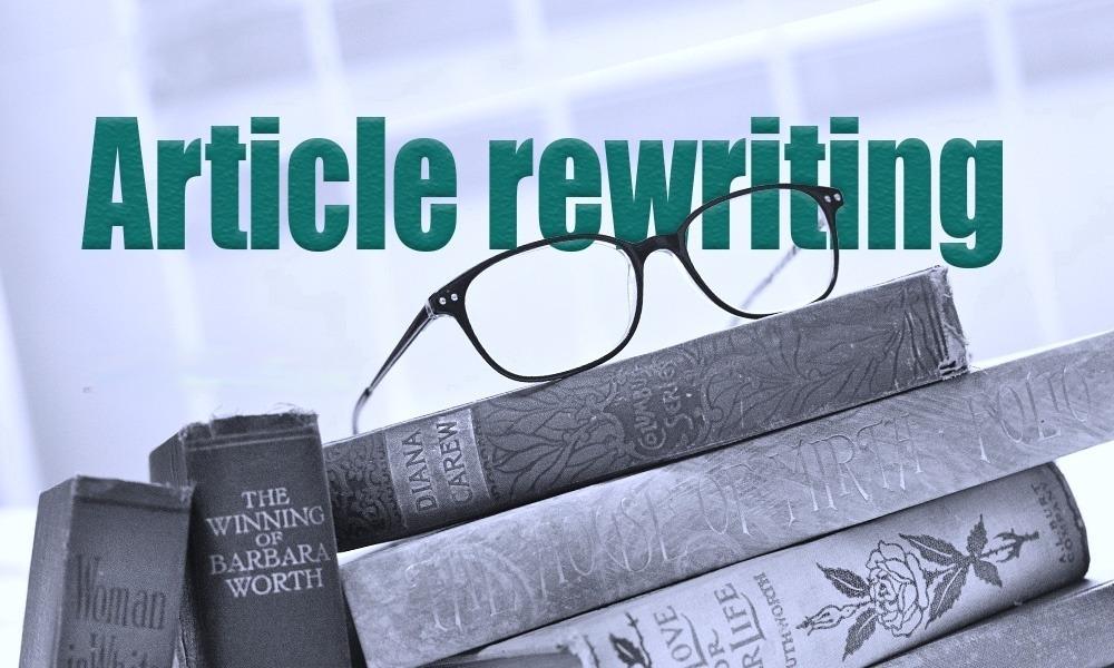 I will rewrite your article, instantly giving it new...